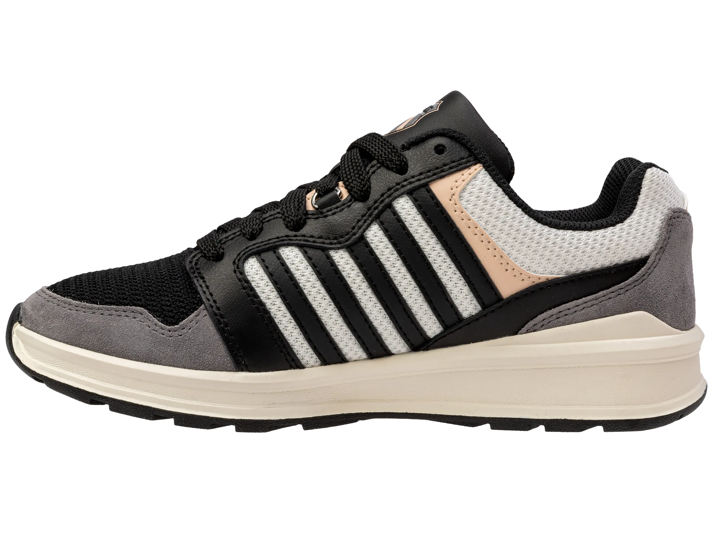 K.SWISS 99079-067-M | RIVAL TRAINER T | BLACK/BLANC DE BLANC/SMOKED PEARL