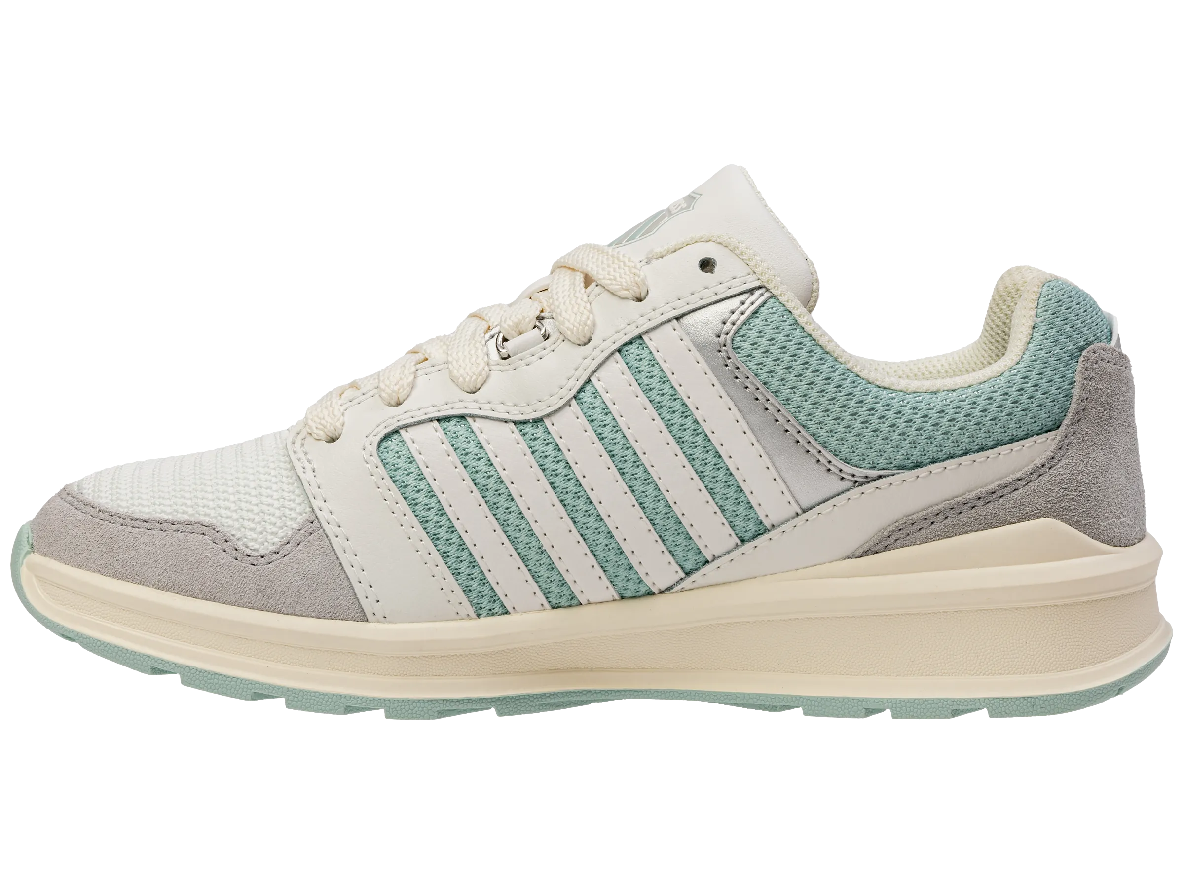 K.SWISS 99079-118-M | RIVAL TRAINER T | BLANC DE BLANC/SURF SPRAY/GRAY VIOLET