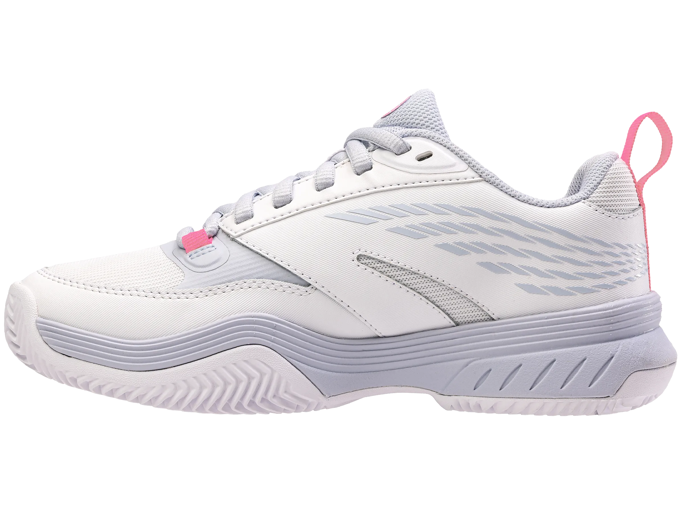 K.SWISS 99084-104-M | SPEEDEX PADEL | WHITE/ARCTIC ICE/NEON PINK