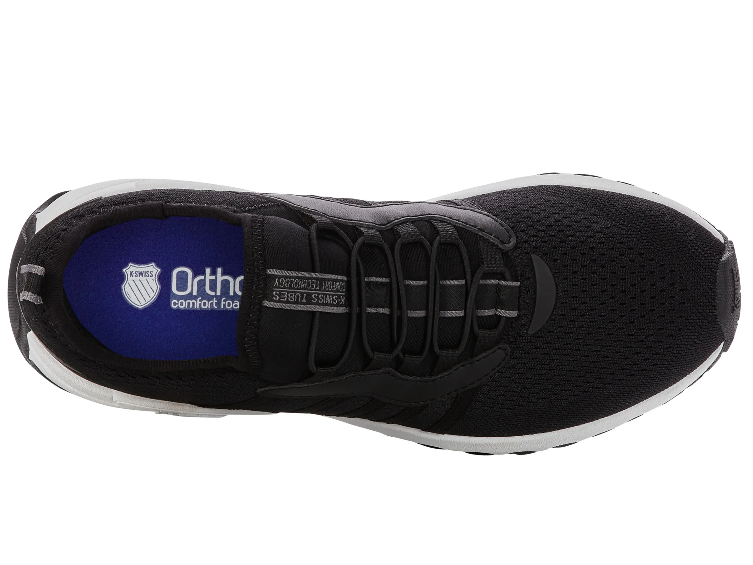 K.SWISS 99085-035-M | TUBES SLIP-ON | BLACK/WHITE/SMOKED PEARL