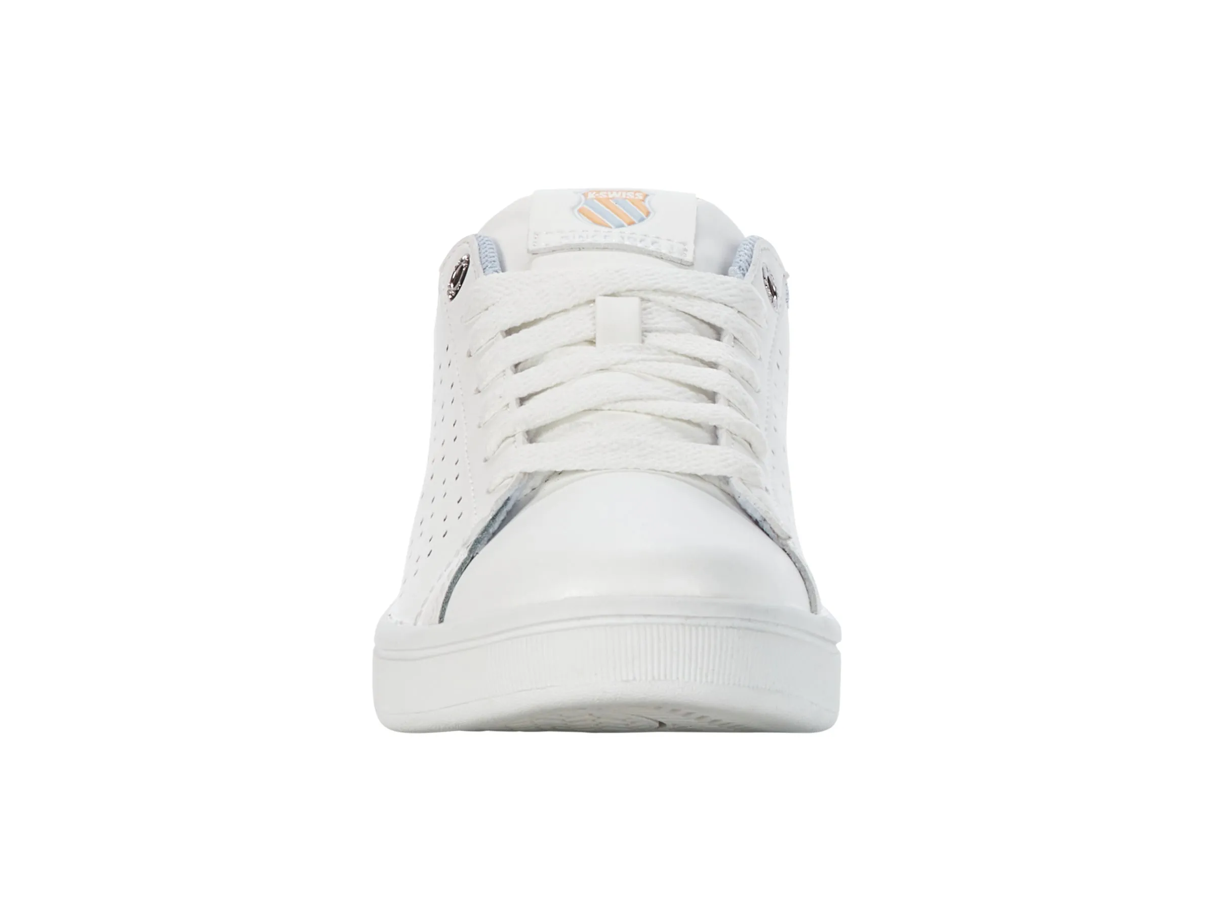 K.SWISS 99188-157-M | BASE COURT | BRILLIANT WHITE/HEATHER/PEACH FUZZ
