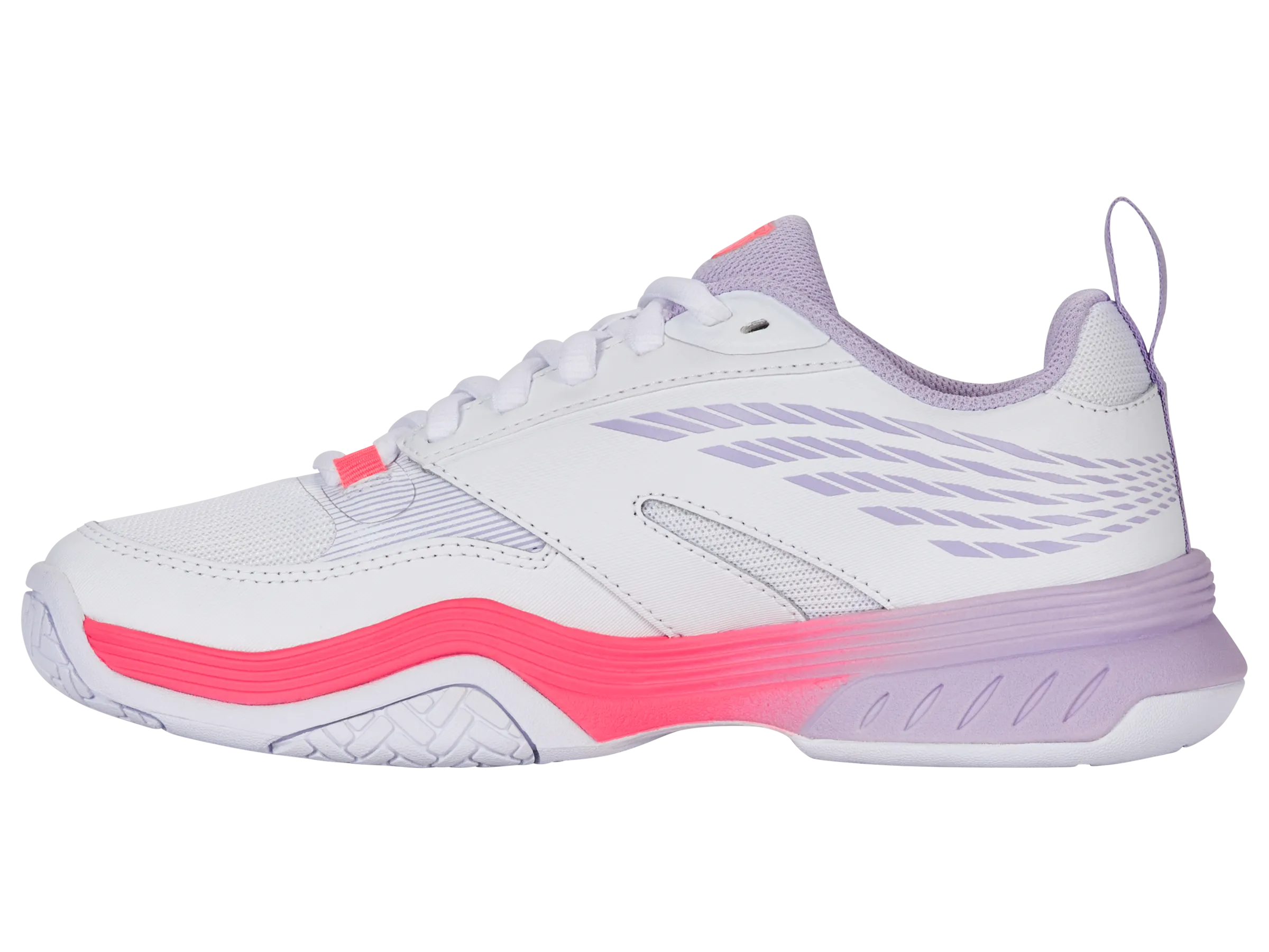 K.SWISS 99190-182-M | SPEEDEX | WHITE/ORCHID PETAL/NEON BLAZE