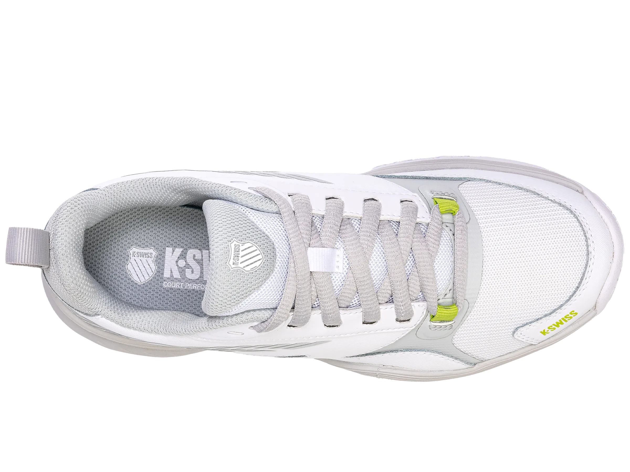 K.SWISS 99190-956-M | SPEEDEX | WHITE/GRAY VIOLET/LIME GREEN