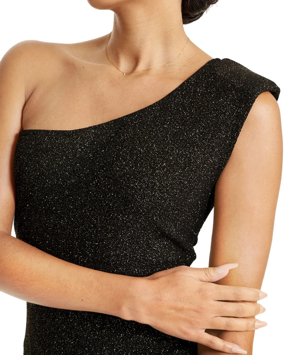 Limited Edition One Shoulder Shimmer Dress  Stylish & Comfortable