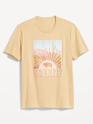 Logo-graphic Crew-neck T-shirt For Men