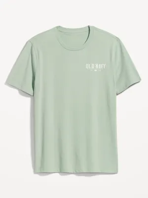 Logo-graphic Crew-neck T-shirt For Men