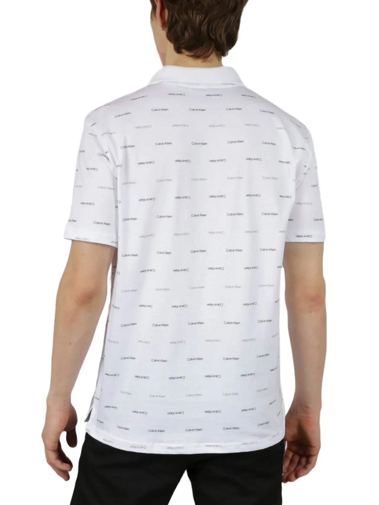 Luxury Feel Short Sleeves Allover Print Polo  Limited Availability!