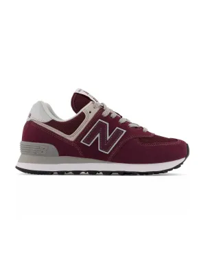 Men's Brand Logo Patched Sneakers,Burgundy
