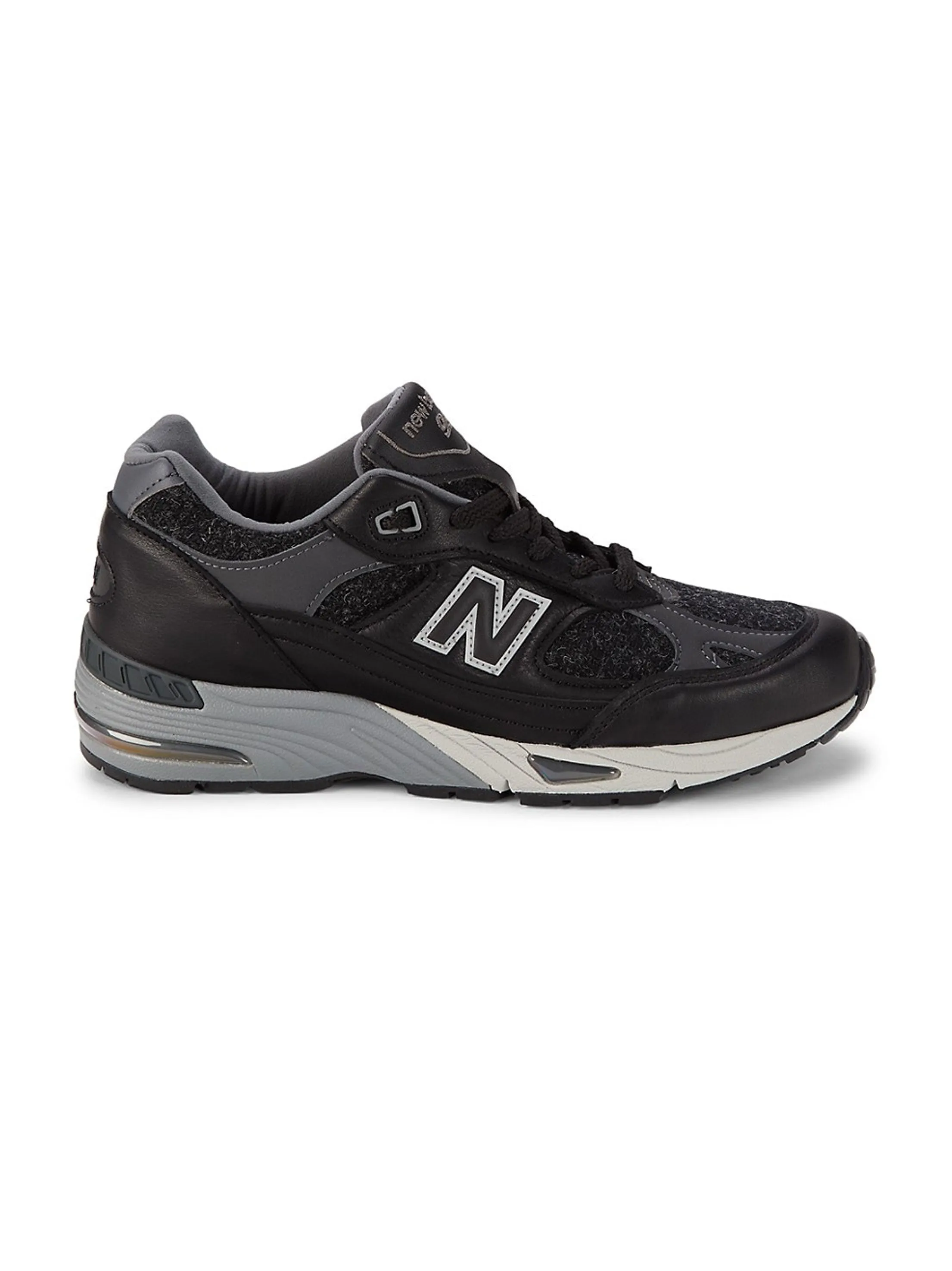 Men's Brand Logo Patched Trainers,Black