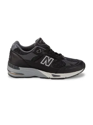 Men's Brand Logo Patched Trainers,Black
