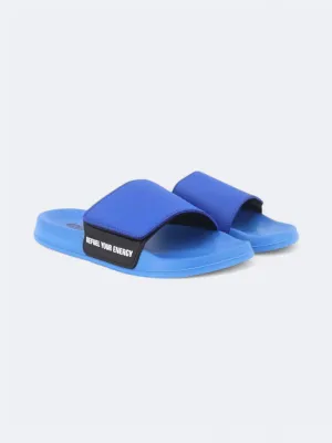 Men's Printed Slippers,Blue