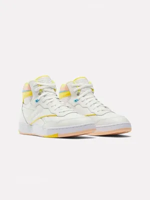 Men's Textured High Sneakers,White