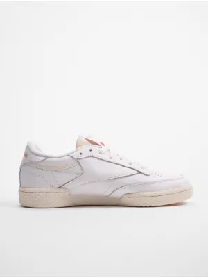 Men's Textured Sneakers,White