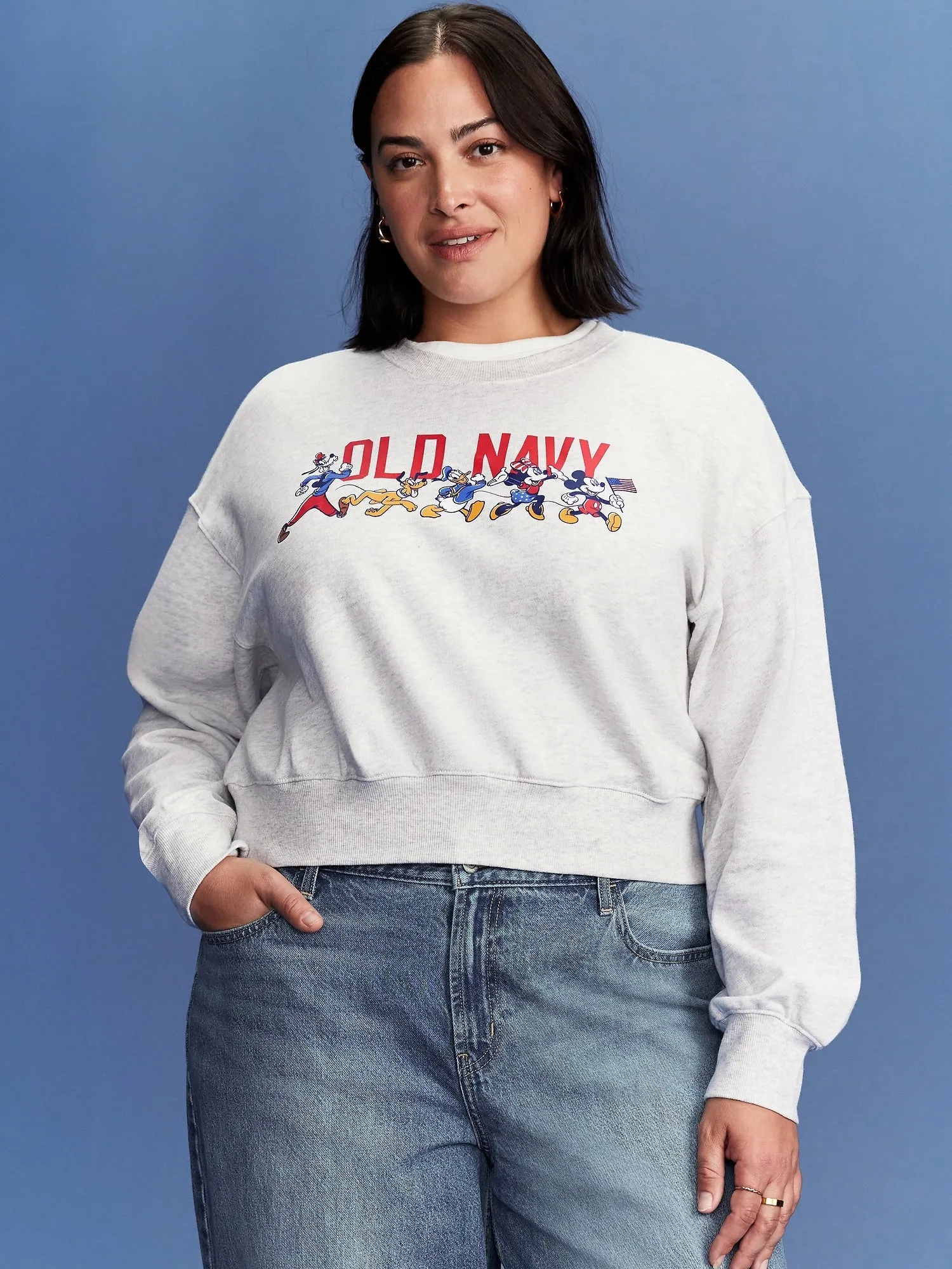 Old Navy x Disney SoComfy Logo Graphic Sweatshirt