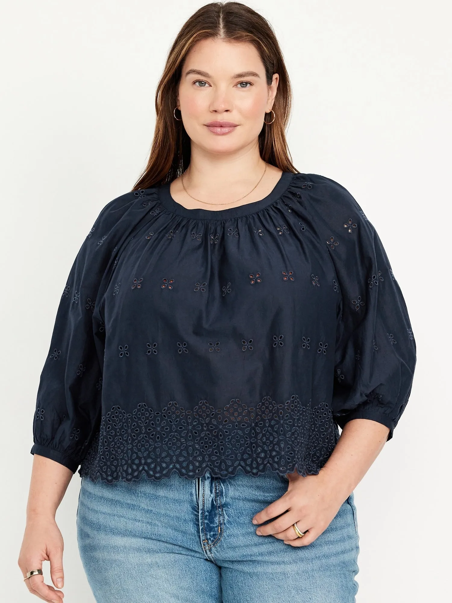 Perforated Cropped Top