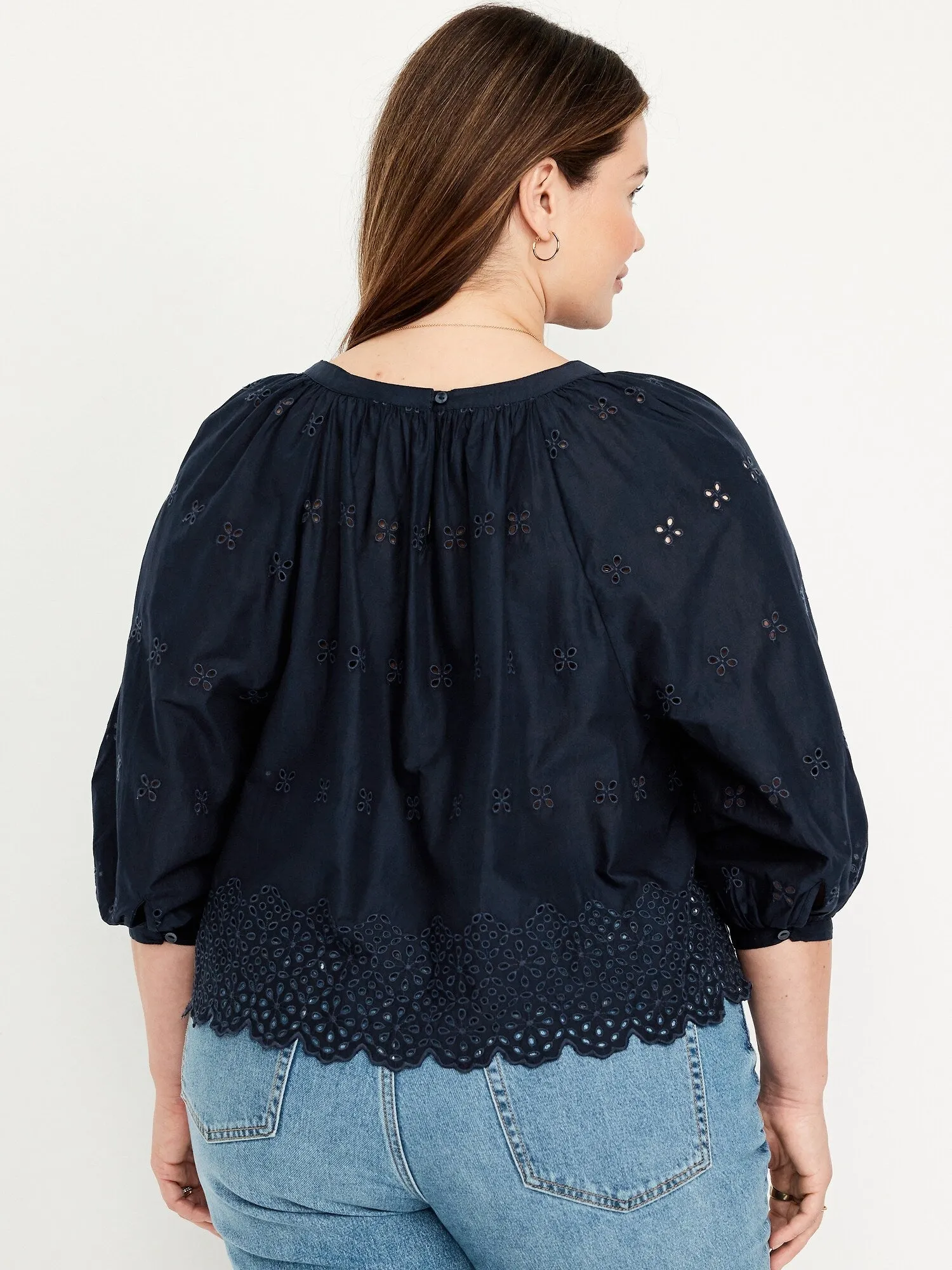 Perforated Cropped Top
