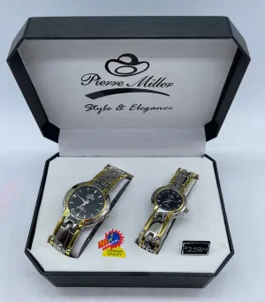 Pierre Miller His and Her Watch Set