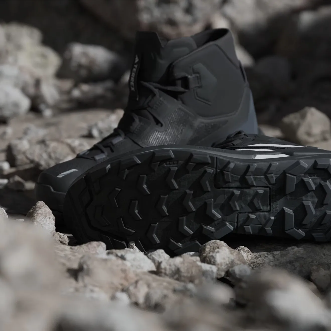 Premium Quality Adidas Terrex Skychaser Tech GORE-TEX Hiking Shoes Core Black / Grey  Limited Availability!