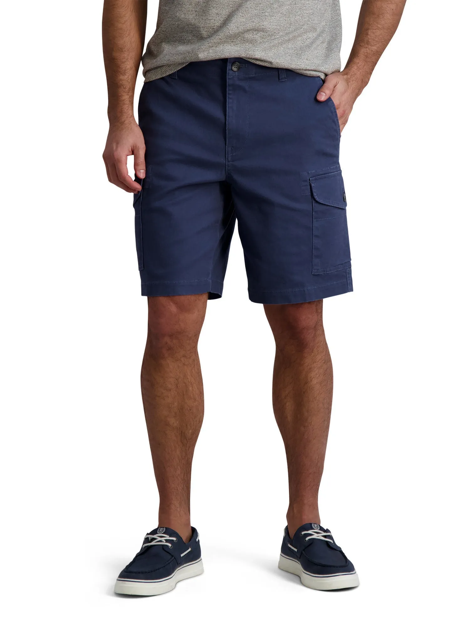 Premium Quality Chap's Men 9" Bedford Stretch Cargo Short  Ends Soon!