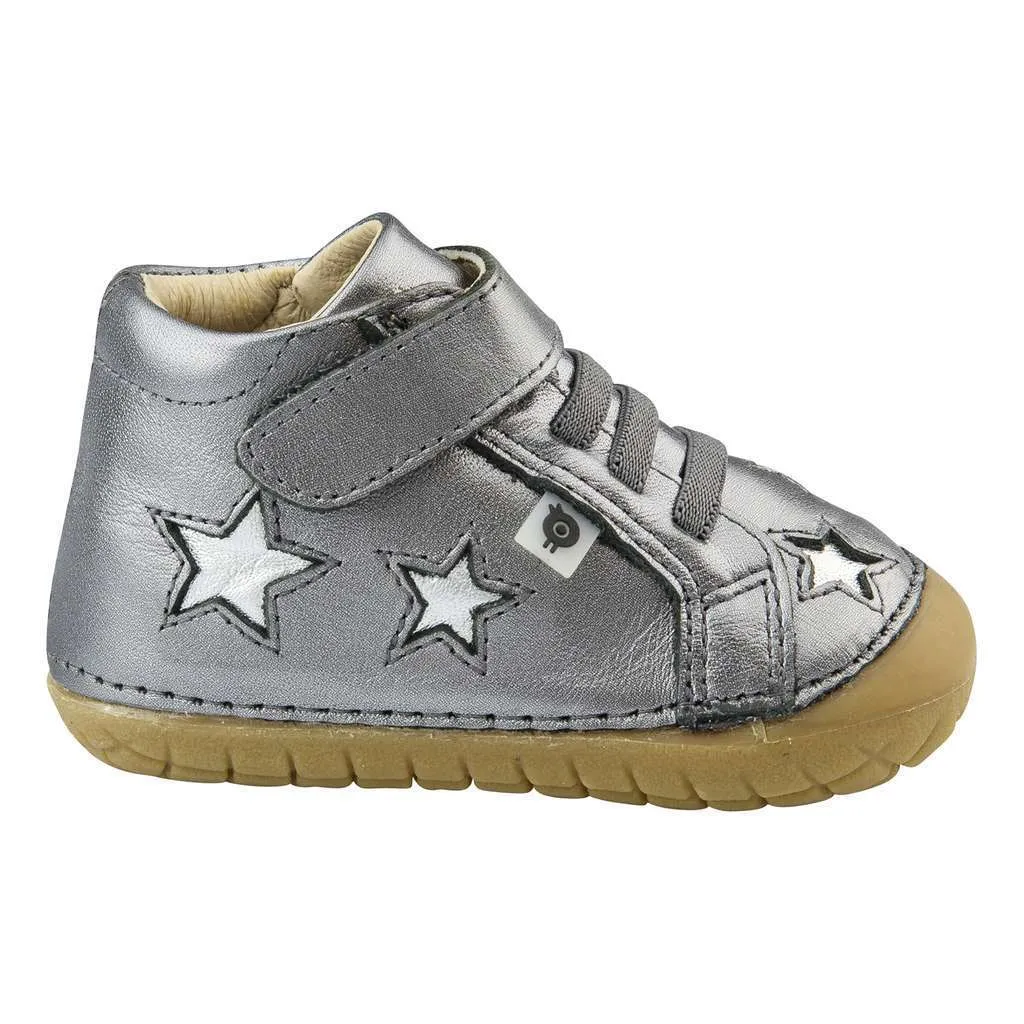 Rich Silver Reach Pave Shoes