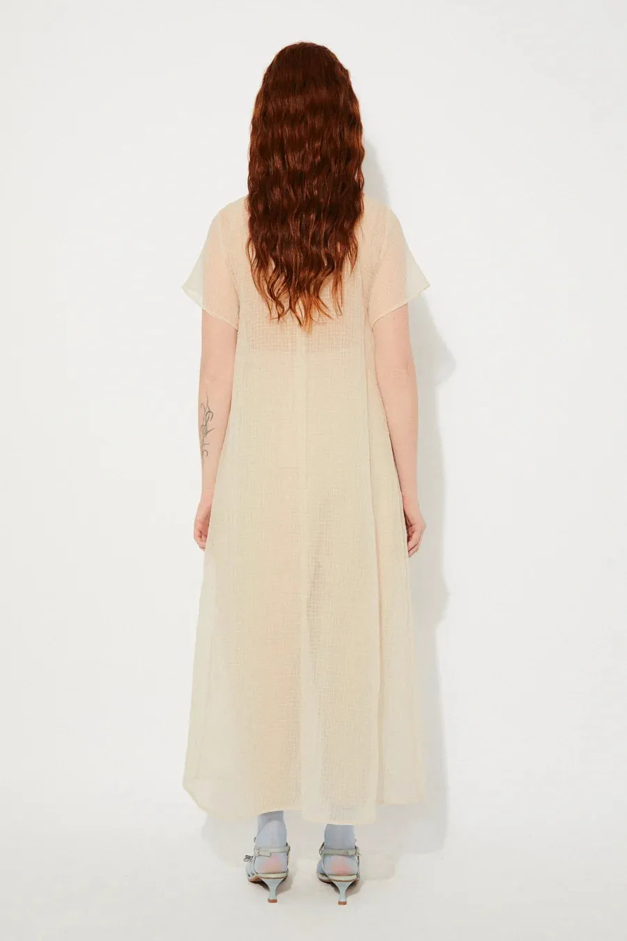 RITA ROW - FOLIAE DRESS - BEIGE - SS25