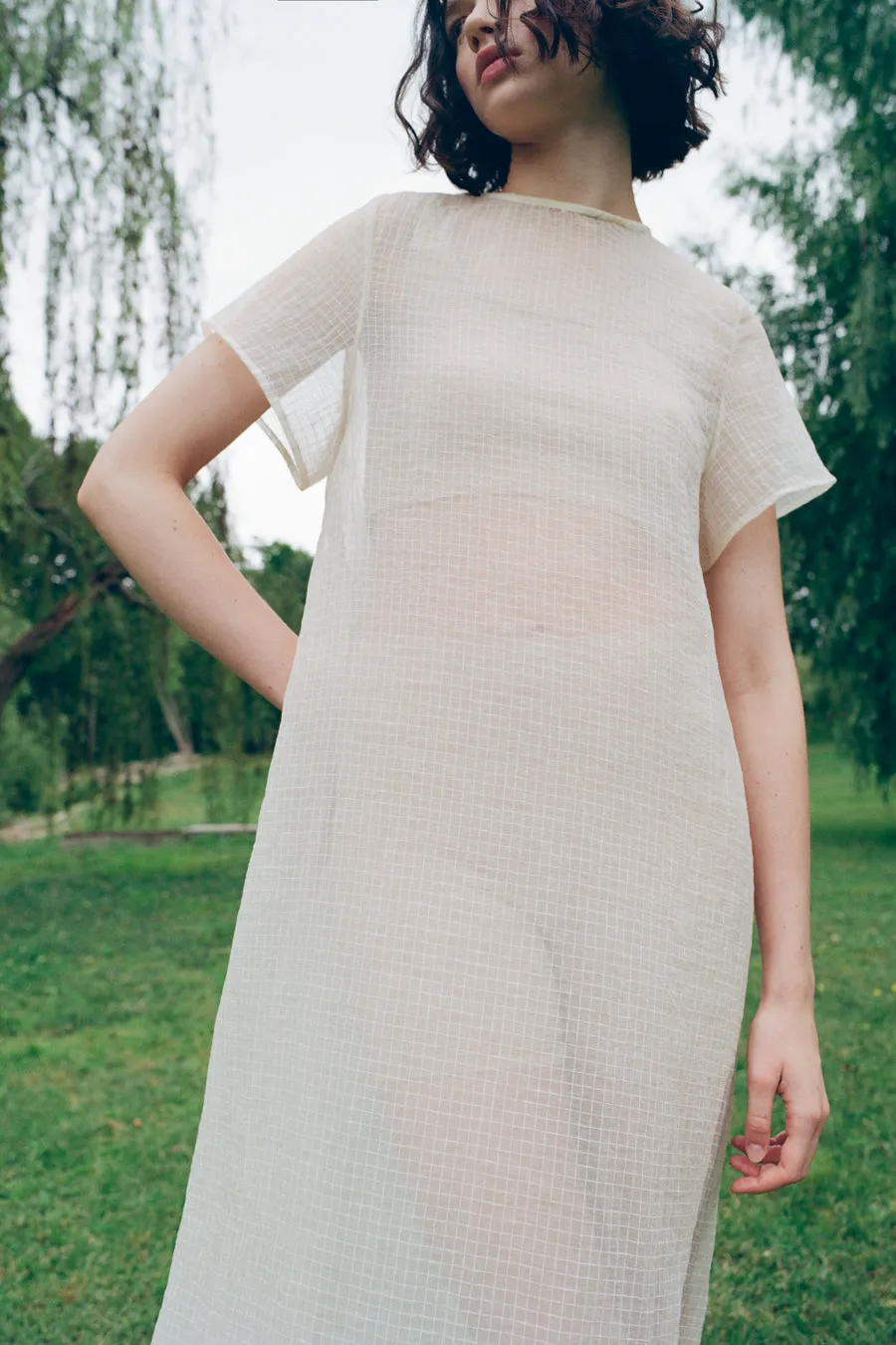 RITA ROW - FOLIAE DRESS - BEIGE - SS25