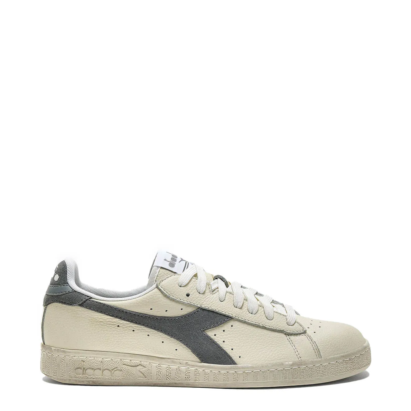 Selling Fast Diadora Womens Game L Low Waxed Suede Pop White / Ultimate Gray  Limited Stock!