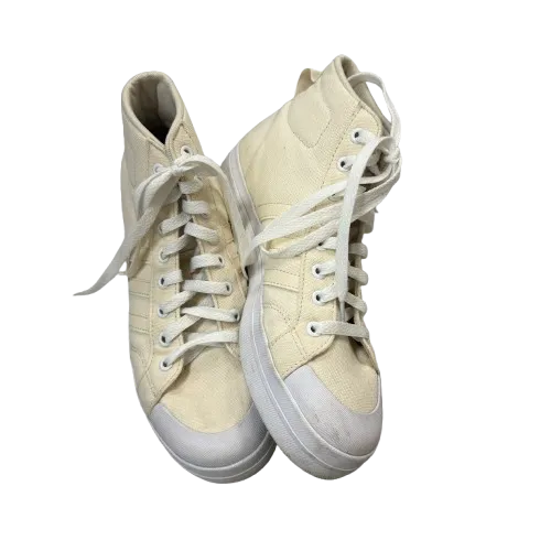 Shoes Athletic By Adidas In Cream, Size:8.5