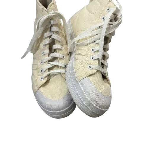Shoes Athletic By Adidas In Cream, Size:8.5