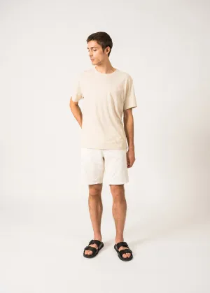 Short en toile Titus -  doubles poches (CRAIE)