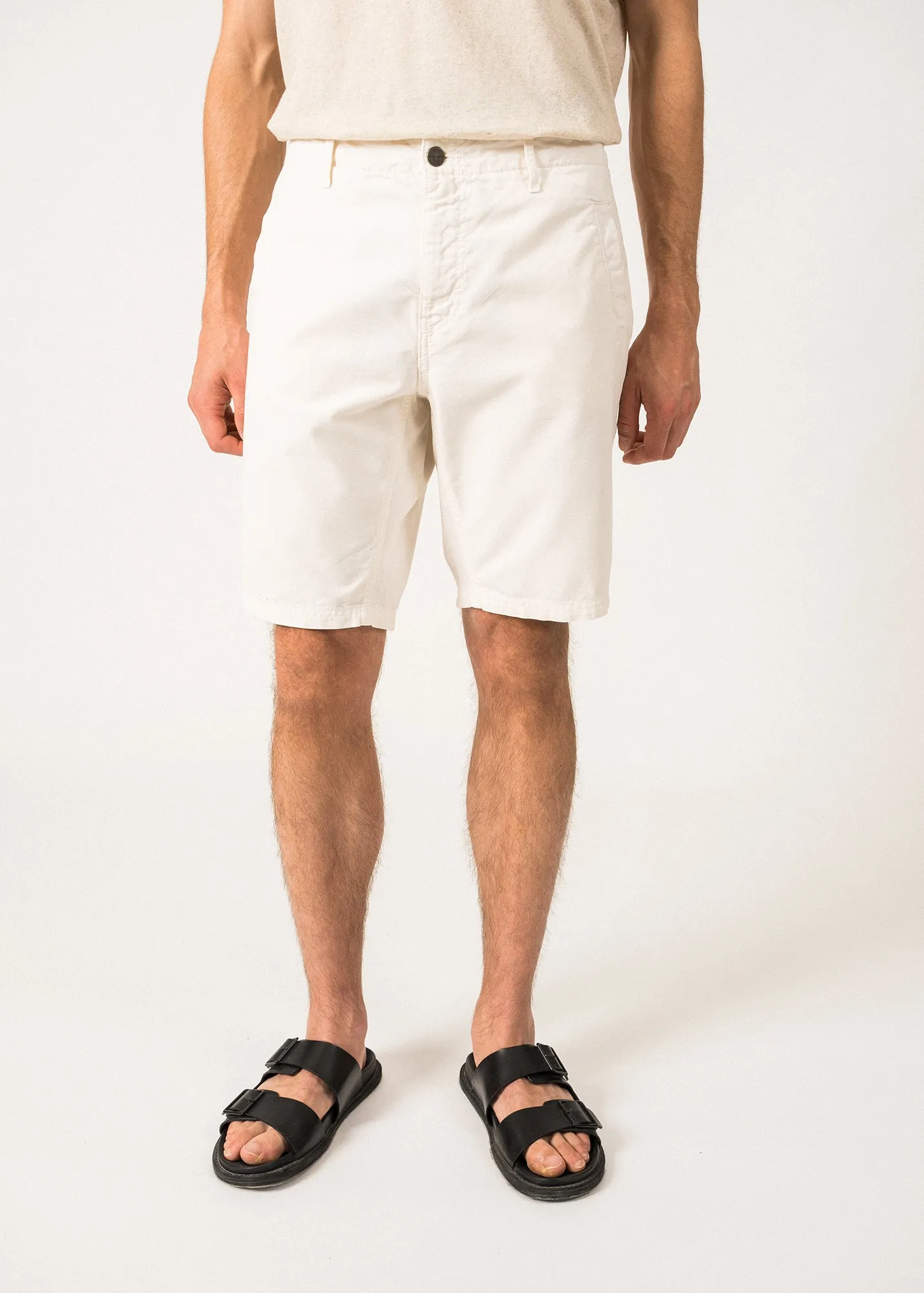 Short en toile Titus -  doubles poches (CRAIE)