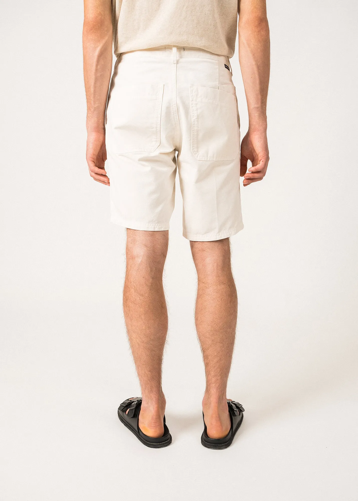 Short en toile Titus -  doubles poches (CRAIE)