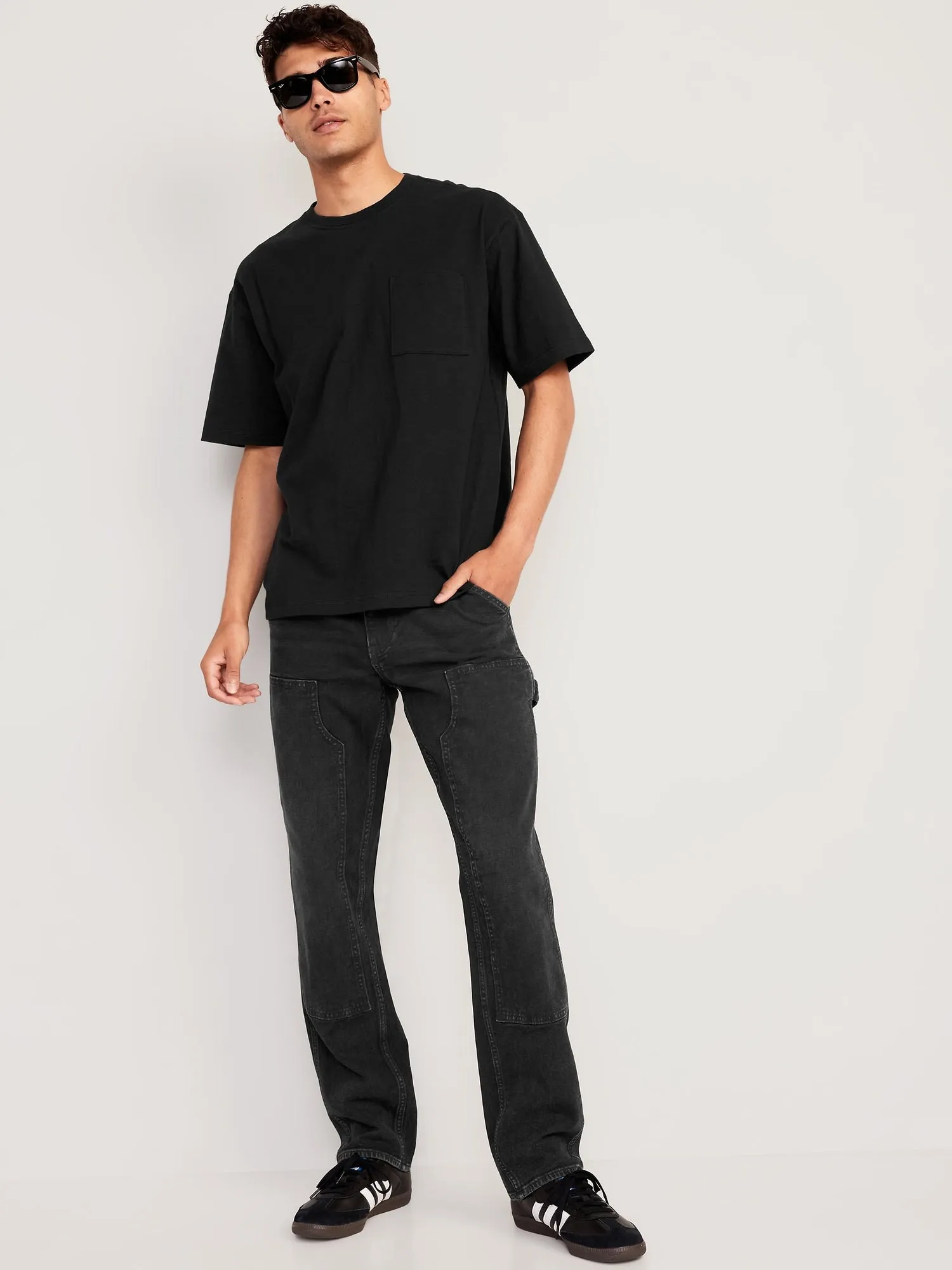 Slub-Knit Pocket T-Shirt for Men