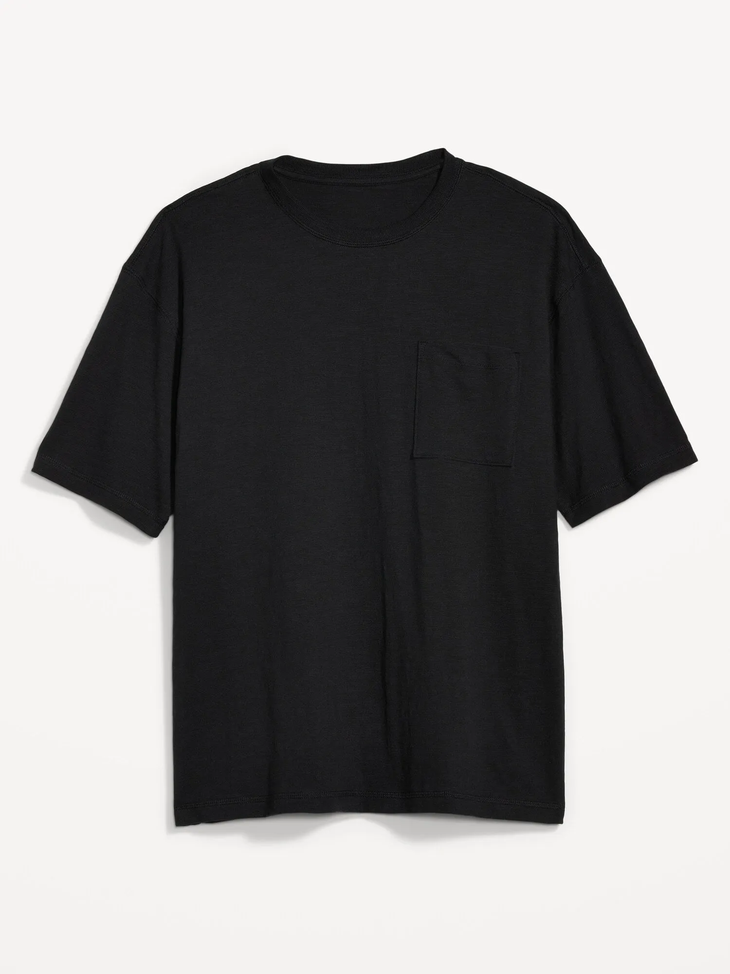 Slub-Knit Pocket T-Shirt for Men