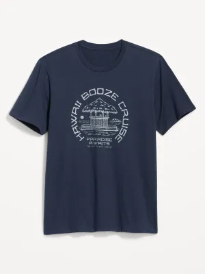 Soft-Washed Graphic T-Shirt for Men