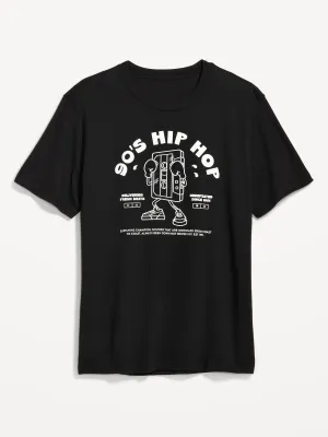 Soft-Washed Graphic T-Shirt for Men
