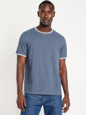 Textured Pique T-Shirt