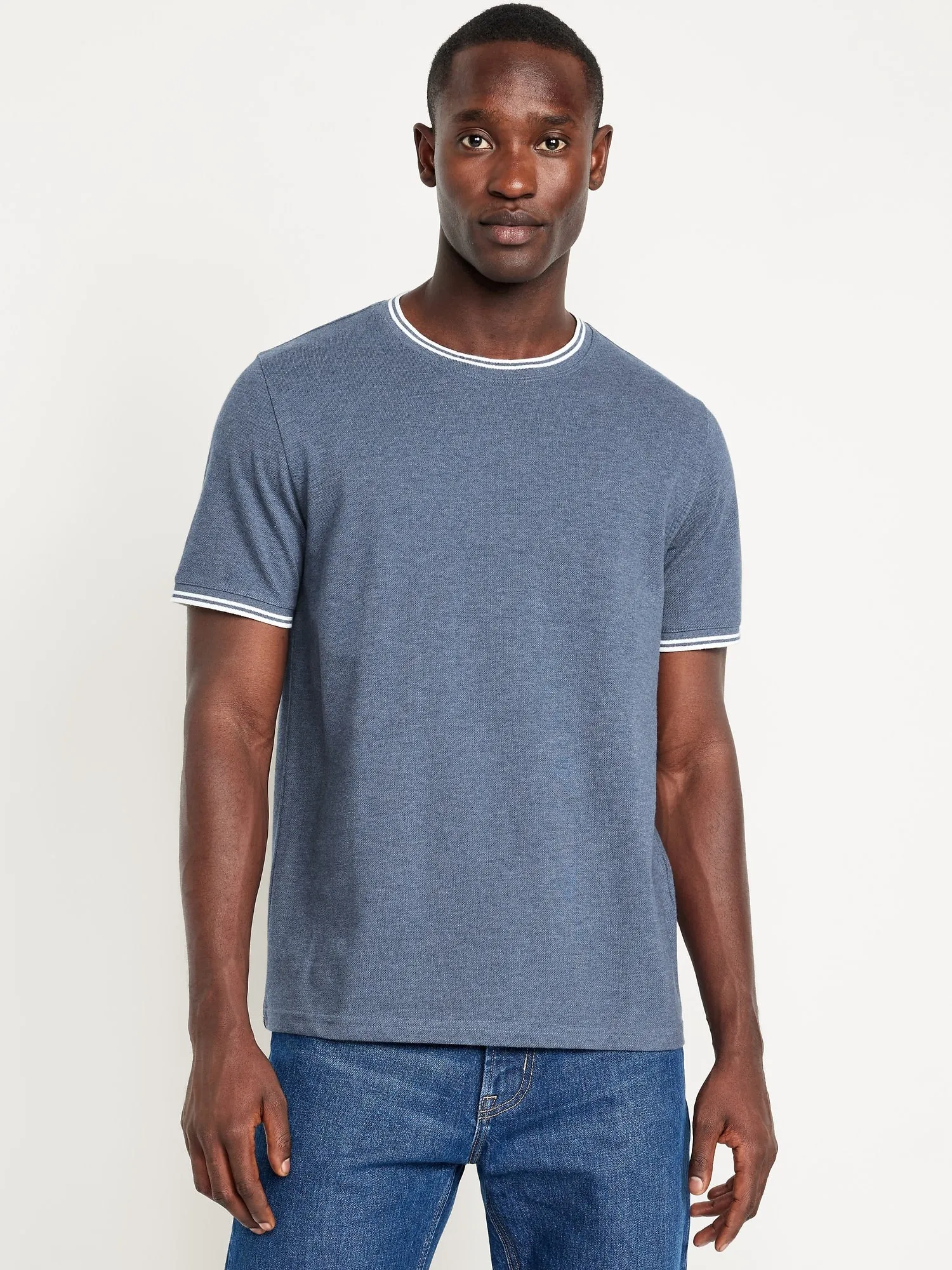 Textured Pique T-Shirt