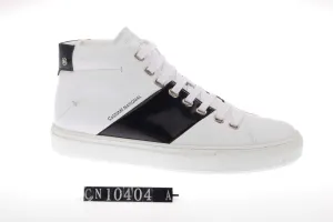 Top Rated Costume National Logo Stripe High Top Sneaker  Almost Gone!