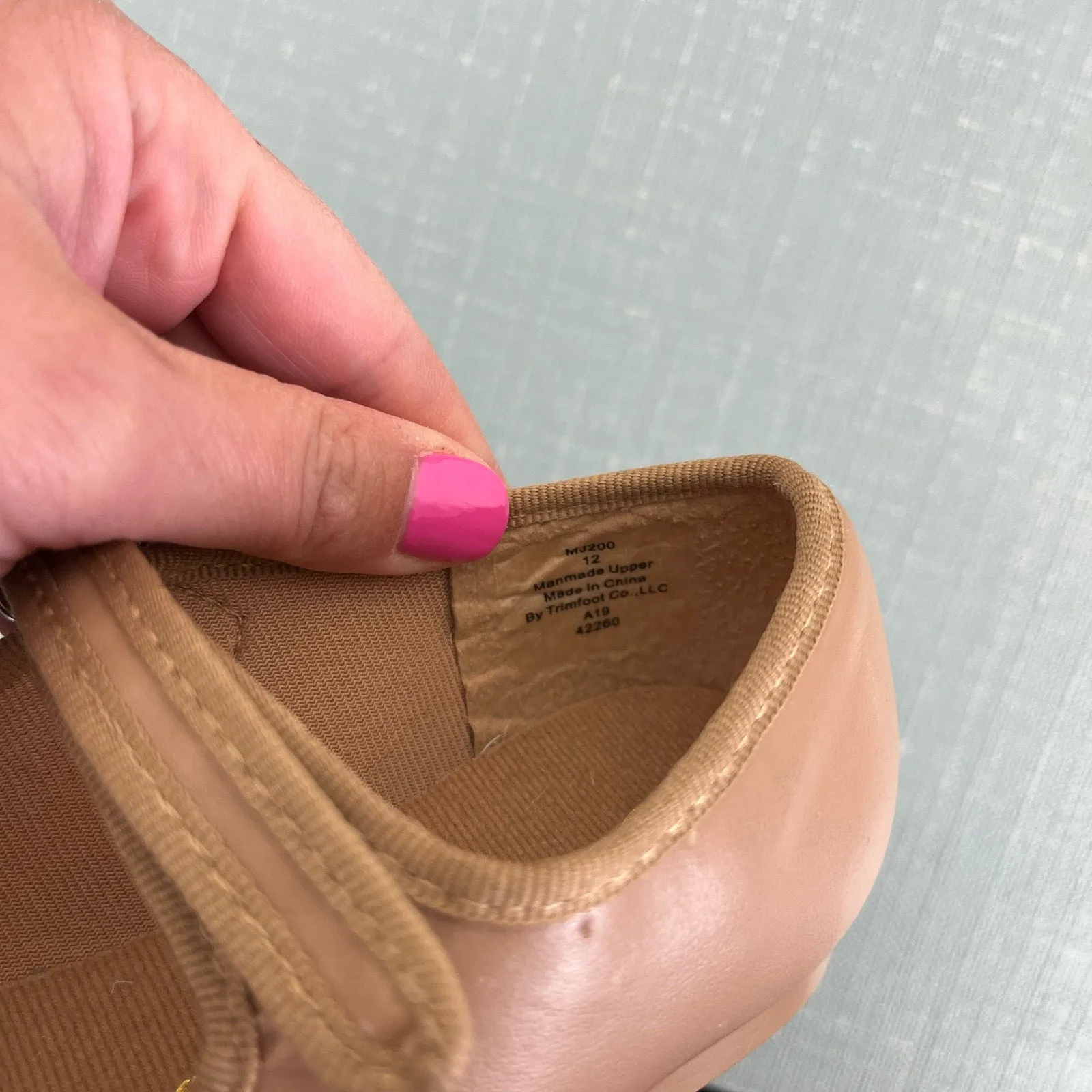 Trending Now Dance Class Toddler Molly Jane Caramel Tap Shoes with Straps 12  Today Only!