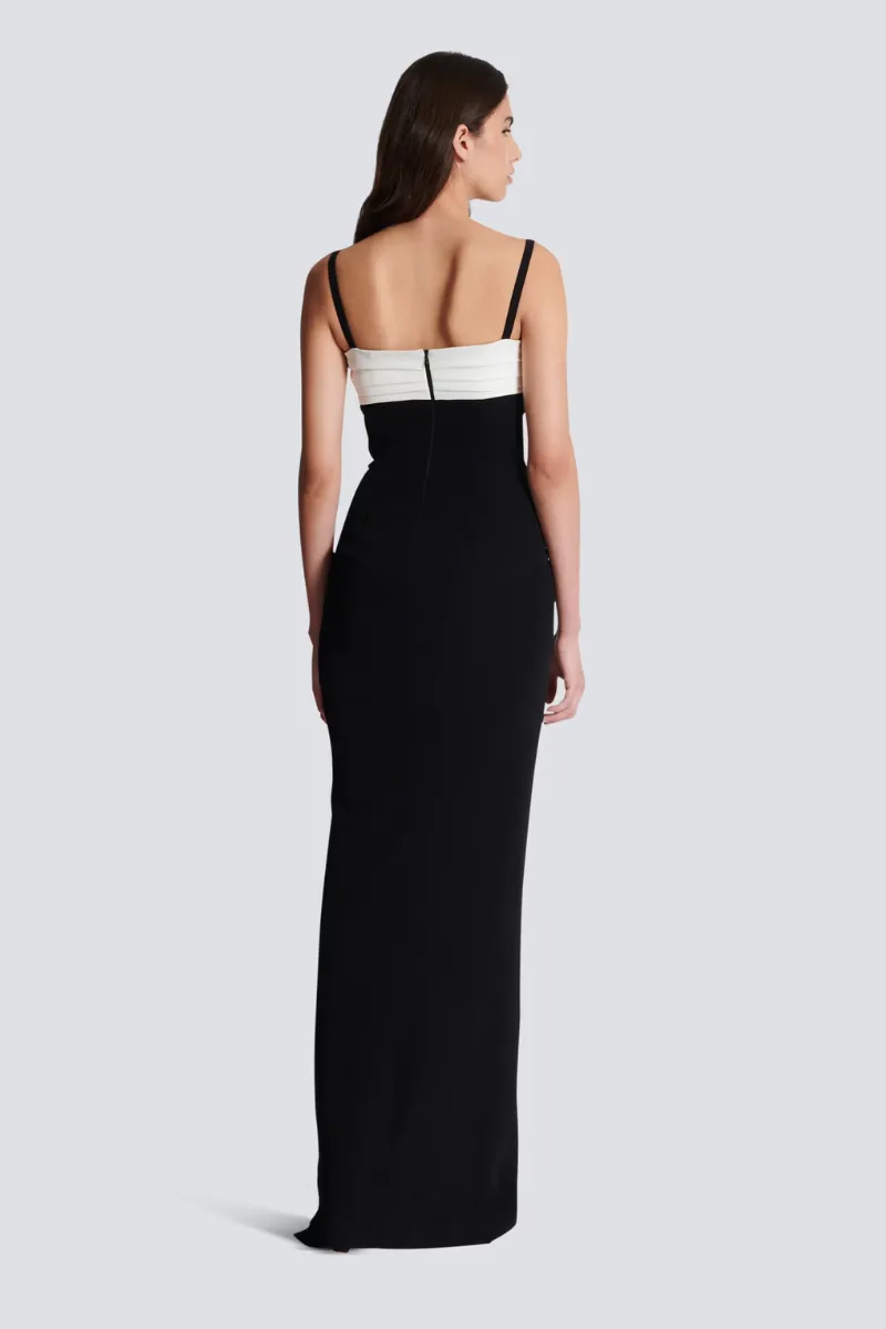 Two-Tone Long Dress
