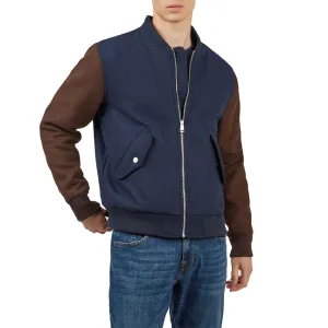 VIP Favorite Color Block Wool Bomber  Last Few Pieces!