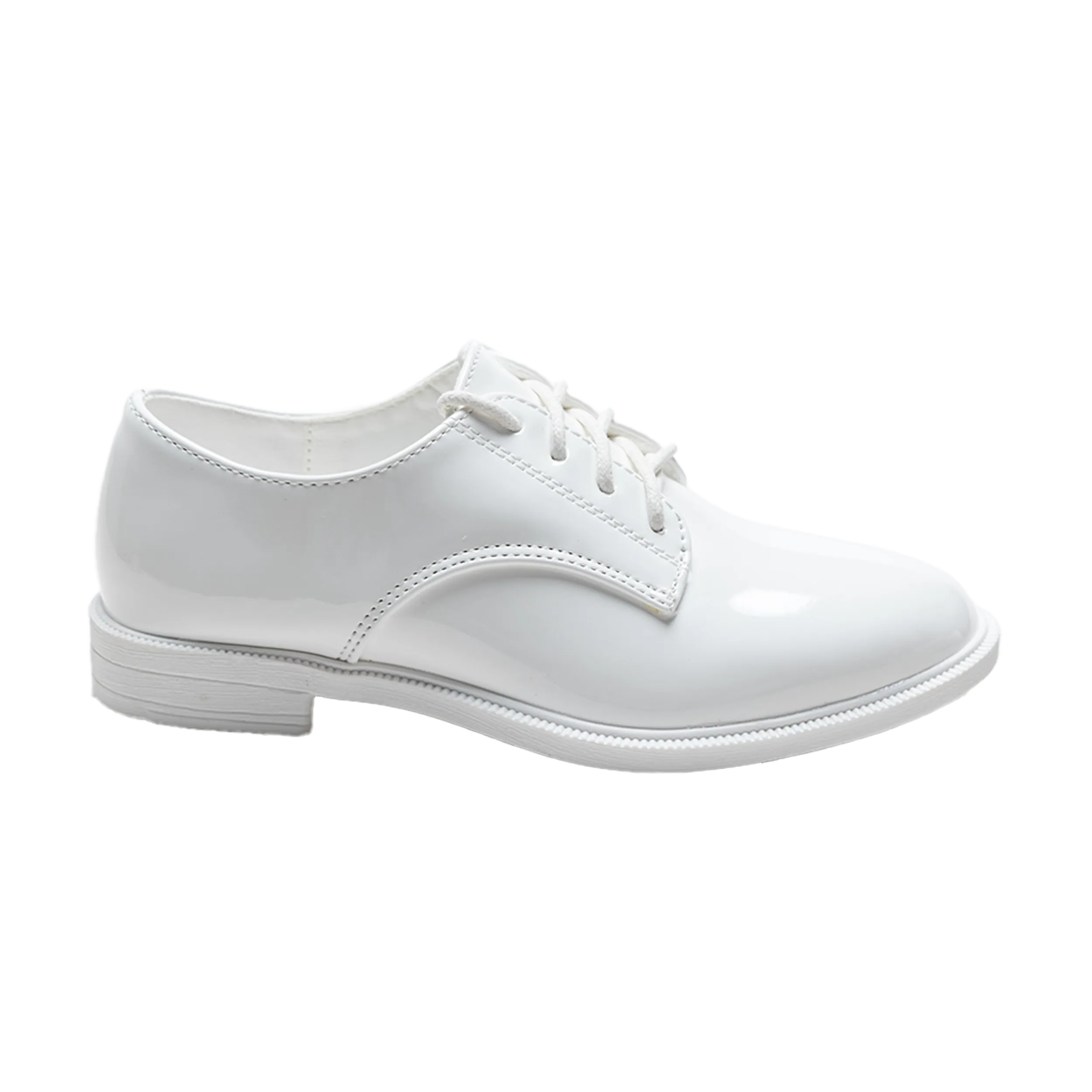 White Oxford Laced Dress Shoes
