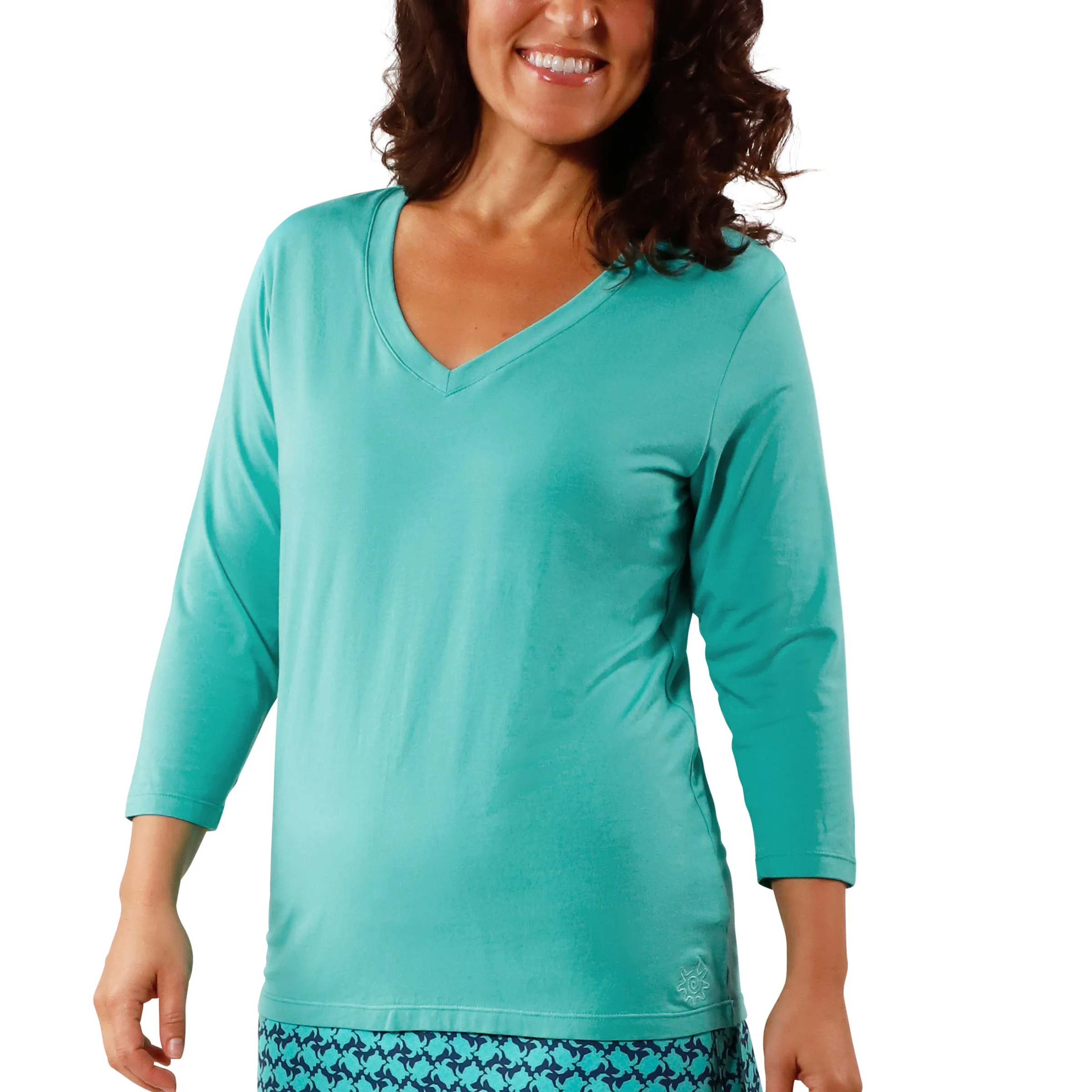 Women's 3/4 Sleeve V-Neck R&R Tee