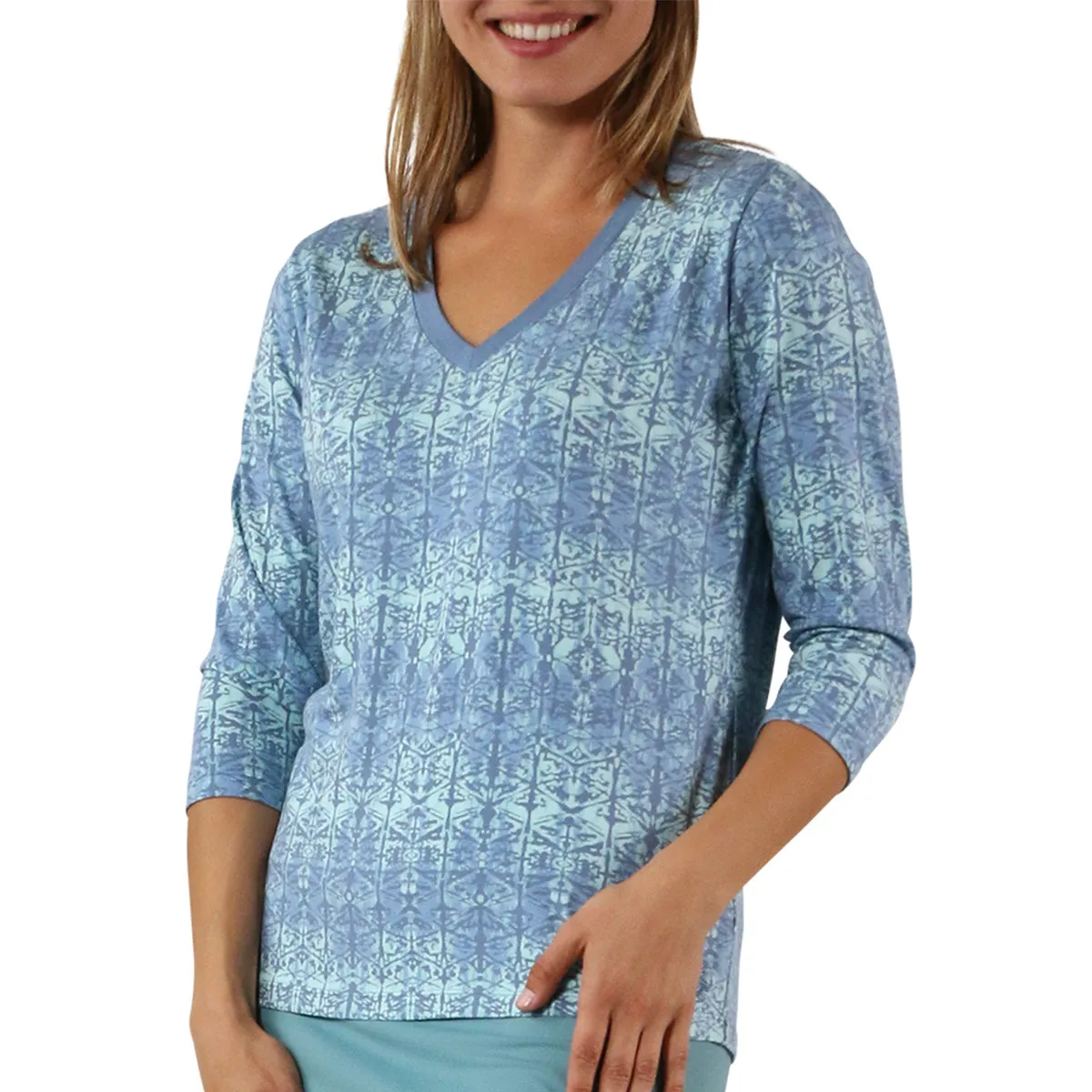 Women's 3/4 Sleeve V-Neck R&R Tee