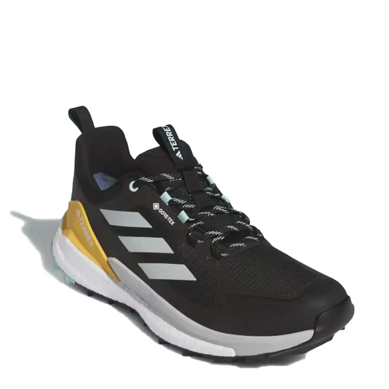 Worth Every Penny Adidas Terrex Free Hiker 2.0 Low Gore-Tex Hiking Shoes Core Black / Wonder Silver / Semi Flash Aqua  Dont Miss Out!
